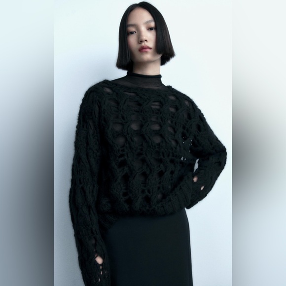 OpenWork knit sweater - Picture 2 of 5